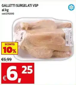 C+C Cash and Carry Galletti surgelati vsp offerta