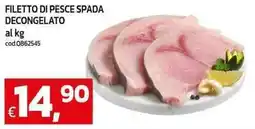 C+C Cash and Carry Filetto di pesce spada decongelato offerta