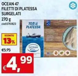 C+C Cash and Carry Ocean 47 filetti di platessa surgelati offerta