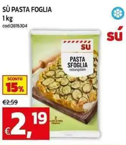 C+C Cash and Carry Sù pasta foglia offerta