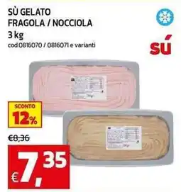 C+C Cash and Carry Sù gelato fragola/nocciola offerta