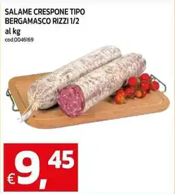 C+C Cash and Carry Salame crespone tipo bergamasco rizzi 1/2 offerta