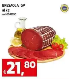 C+C Cash and Carry Bresaola igp offerta