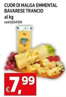 C+C Cash and Carry Cuor di malga emmental bavarese trancio offerta