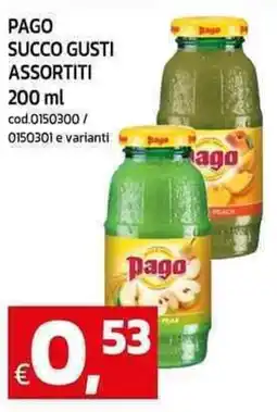 C+C Cash and Carry Pago succo offerta