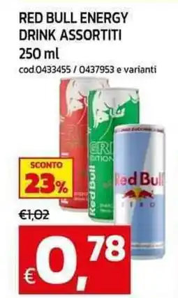 C+C Cash and Carry Red bull energy drink offerta