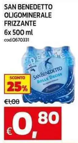 C+C Cash and Carry San benedetto oligominerale frizzante offerta