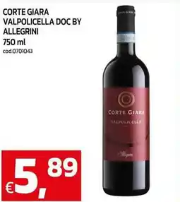 C+C Cash and Carry Corte giara valpolicella doc by allegrini offerta