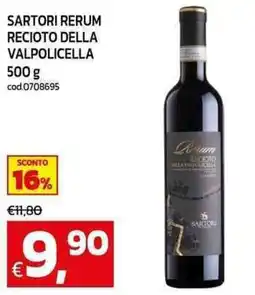 C+C Cash and Carry Sartori rerum recioto della valpolicella offerta