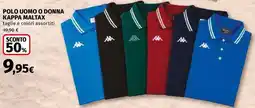 Ipercoop Polo uomo o donna kappa maltax offerta