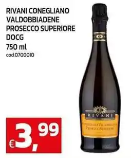 C+C Cash and Carry Rivani conegliano valdobbiadene prosecco superiore docg offerta
