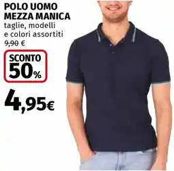 Ipercoop Polo uomo mezza manica offerta