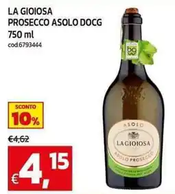 C+C Cash and Carry La gioiosa prosecco asolo docg offerta