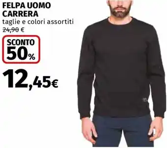 Felpa uomo carrera