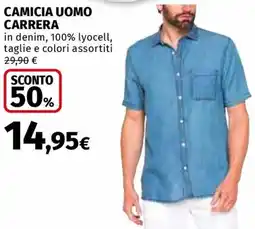 Ipercoop Camicia uomo carrera offerta