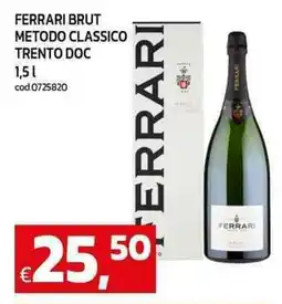 C+C Cash and Carry Ferrari brut metodo classico trento doc offerta