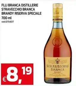 C+C Cash and Carry Flli branca distillerie stravecchio branca brandy riserva speciale offerta