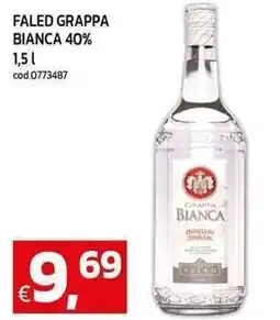C+C Cash and Carry Faled grappa bianca 40% offerta