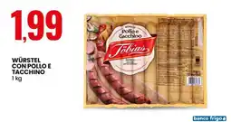 Eurospin WÜRSTEL CON POLLO E TACCHINO offerta