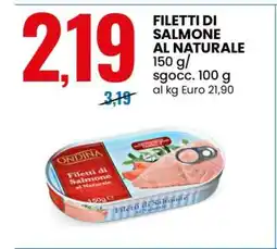 Eurospin FILETTI DI SALMONE AL NATURALE offerta