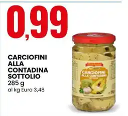 Eurospin CARCIOFINI ALLA CONTADINA SOTTOLIO offerta