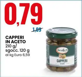 Eurospin CAPPERI IN ACETO offerta