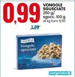 Eurospin Vongole Sgusciate offerta