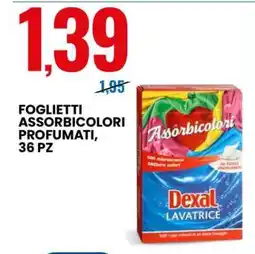 Eurospin FOGLIETTI ASSORBICOLORI PROFUMATI, 36 PZ offerta