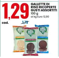 Eurospin GALLETTE DI RISO RICOPERTE GUSTI ASSORTITI offerta