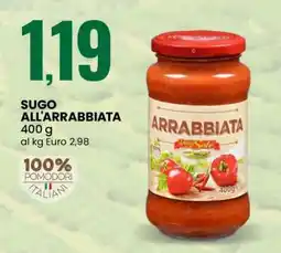 Eurospin SUGO ALL'ARRABBIATA offerta