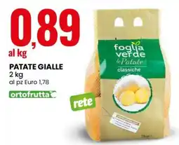 Eurospin Patate Gialle offerta