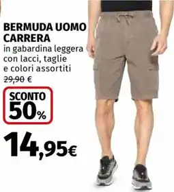 Ipercoop Bermuda uomo carrera offerta