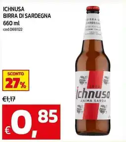 C+C Cash and Carry Ichnusa birra di sardegna offerta