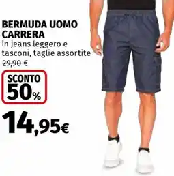 Ipercoop Bermuda uomo carrera offerta
