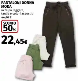 Ipercoop Pantaloni donna moda offerta