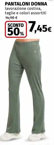 Ipercoop Pantaloni donna offerta