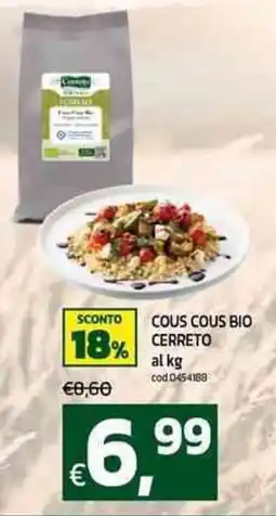 C+C Cash and Carry Cous cous bio Cerreto offerta