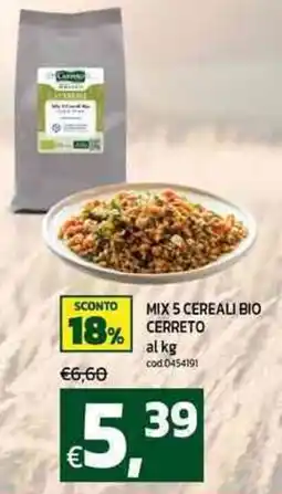 C+C Cash and Carry Mix 5 cereali bio Cerreto offerta