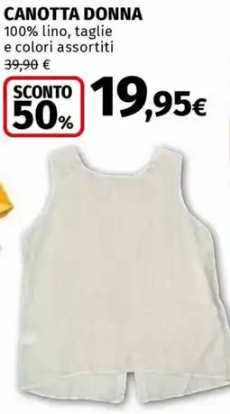 Ipercoop Canotta donna offerta