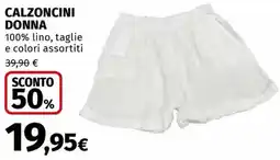 Ipercoop Calzoncini donna offerta