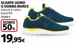 Ipercoop Scarpe uomo o donna mares offerta