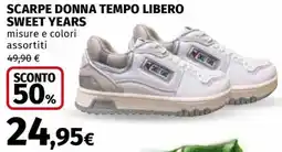 Ipercoop Scarpe donna tempo libero sweet years offerta