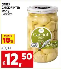 C+C Cash and Carry Citres carciofi interi offerta
