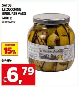 C+C Cash and Carry Satos le zucchine grigliate vaso offerta