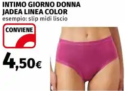 Ipercoop Intimo giorno donna jadea linea color offerta