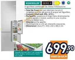 Unieuro BOSCH KGN392LDF SERIE 4 offerta