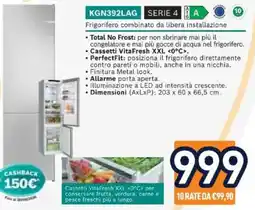 Unieuro BOSCH KGN392LAG SERIE 4 offerta