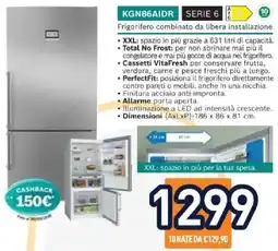 Unieuro BOSCH KGN86AIDR SERIE 6 offerta