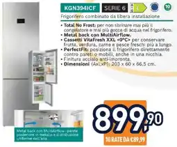 Unieuro BOSCH KGN394ICF SERIE 6 offerta
