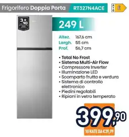 Unieuro Hisense Frigorifero Doppia Porta RT327N4ACE offerta